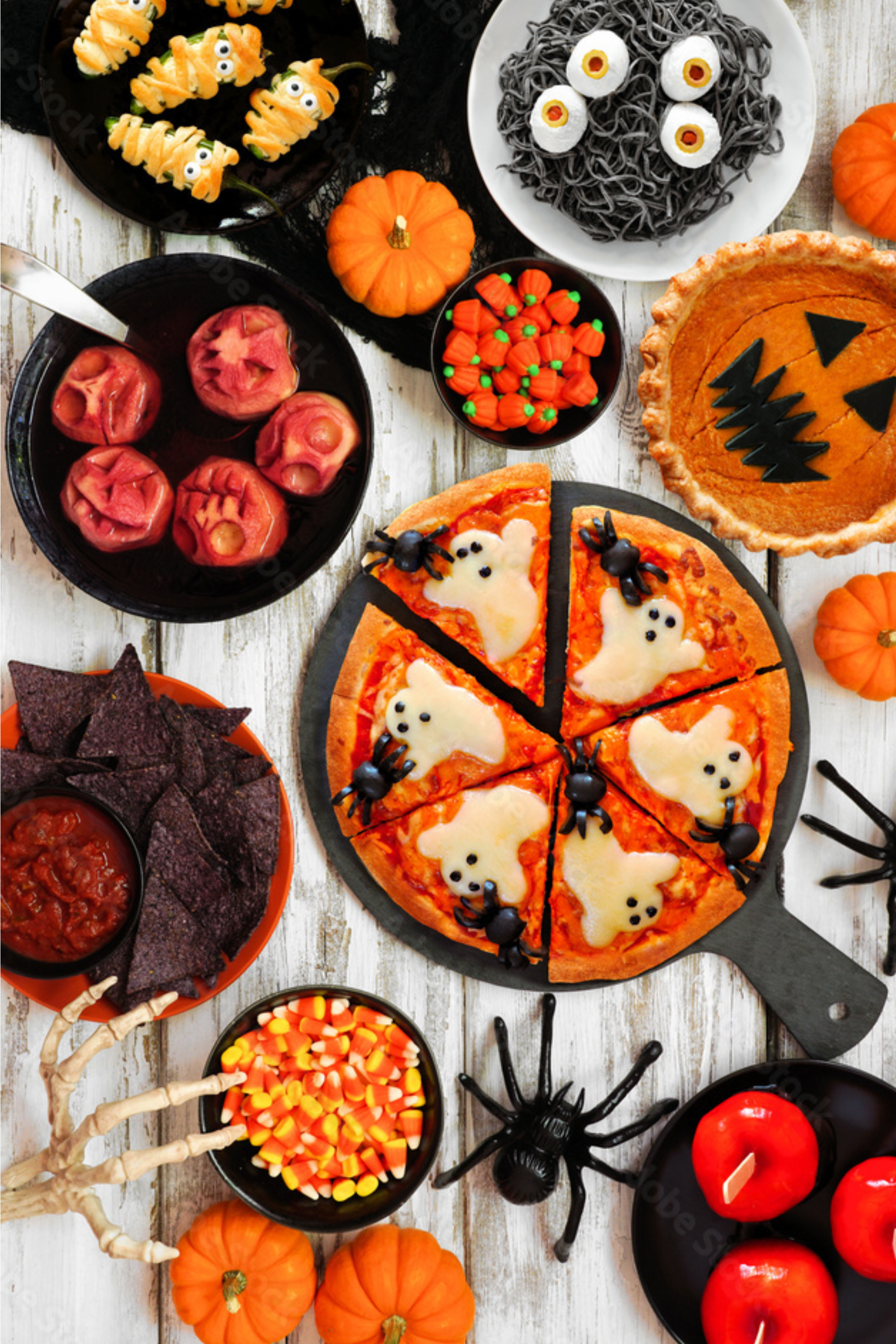 Throw a Black-and-Orange Halloween Dinner Party