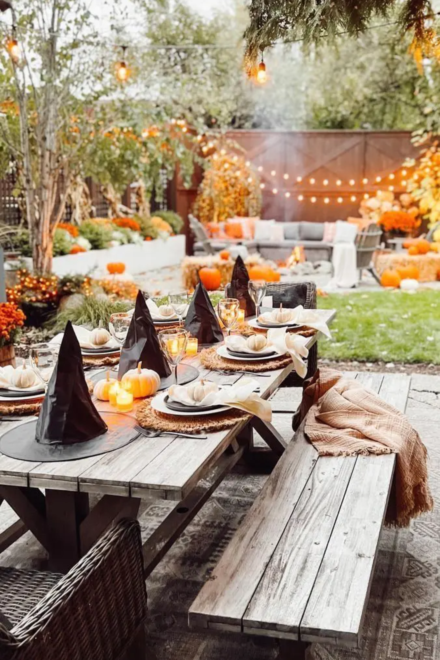 Transform Your Backyard Into a Halloween Party Space